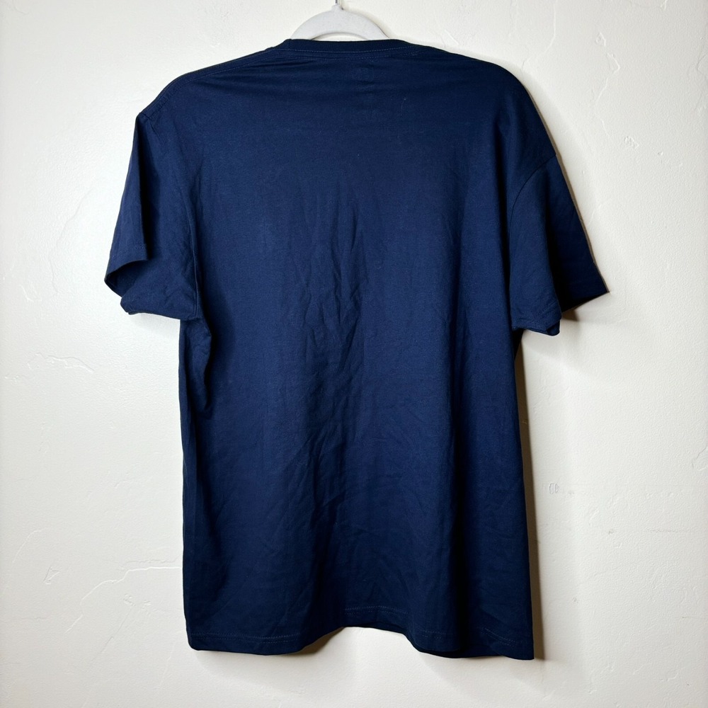 RFEF Spain Espana Sz M Men's Navy Short Sleeve T-Shirt Soccer Futbol NWT - Picture 2 of 4